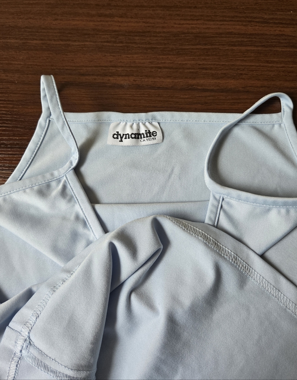 Vintage Dynamite Light Blue Tank Top - Picture 6 of 8